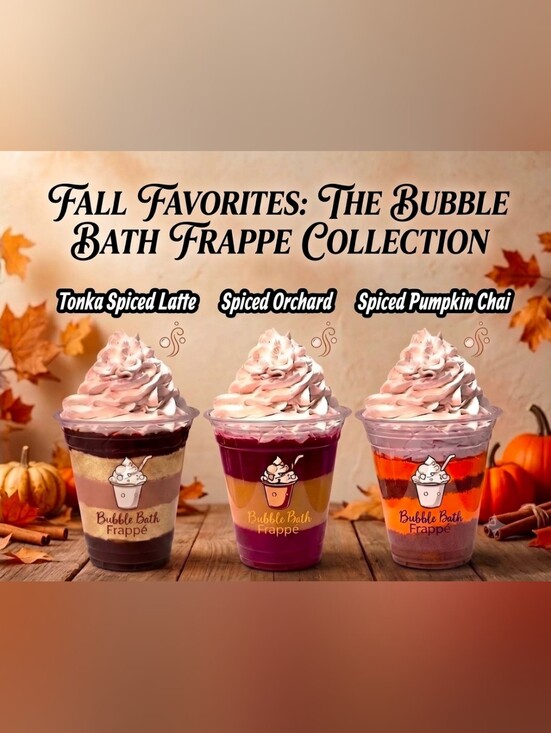 Hand Crafted Other - BUY NOW (1)Fall Favorites 2-in-1 Bubble Bath Frappé Collection